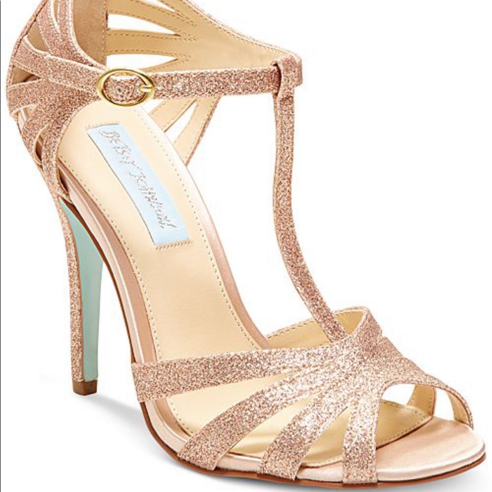 Betsy Johnson Champagne Heels
